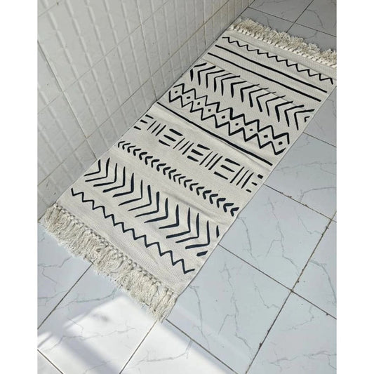 Bohemian Geometric Rugs with Tassles | - Elegant Households KE