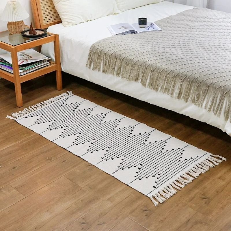 Bohemian Geometric Rugs with Tassles | - Elegant Households KE