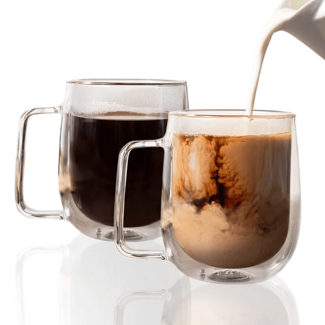 Borosilicate Double Walled mug | - Elegant Households KE