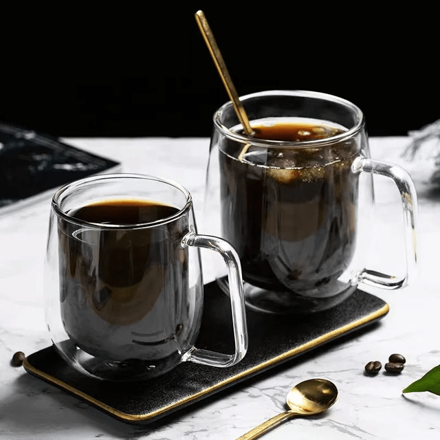 Borosilicate Double Walled mug | - Elegant Households KE
