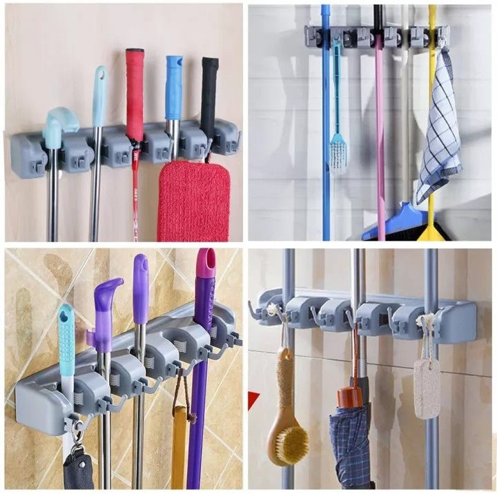 Broom Mop Holder Tidy Organizer | - Elegant Households KE