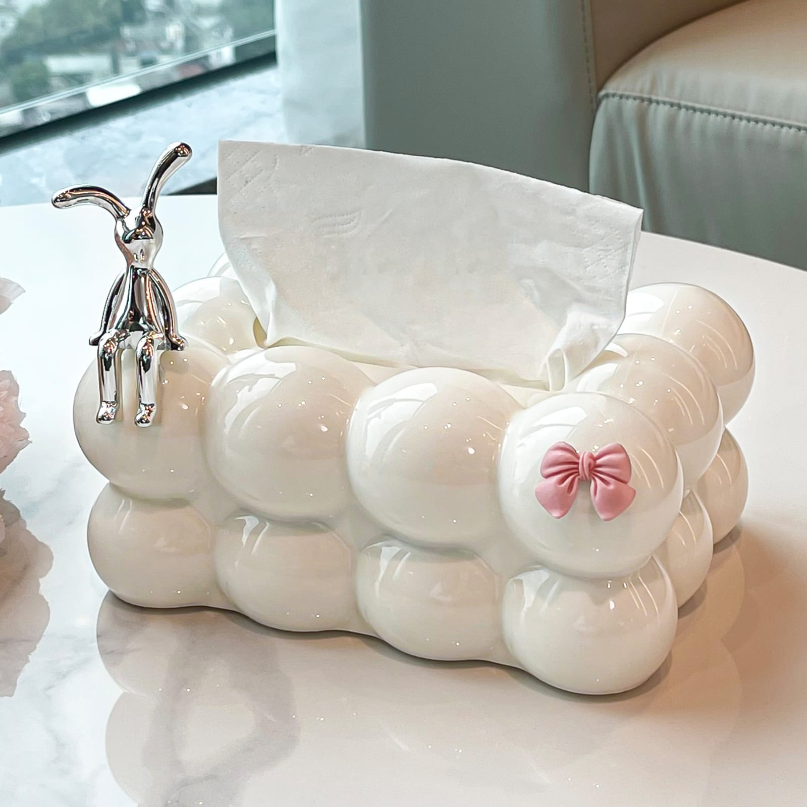 Bubble Tissue Box /Serviette Holder | - Elegant Households KE