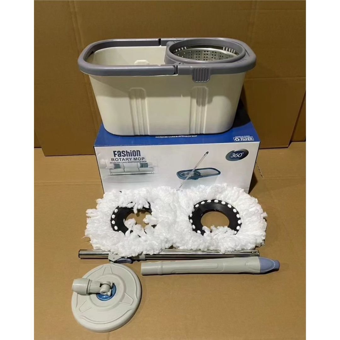 Bucket Washer Spin Cleaning Mop | - Elegant Households KE