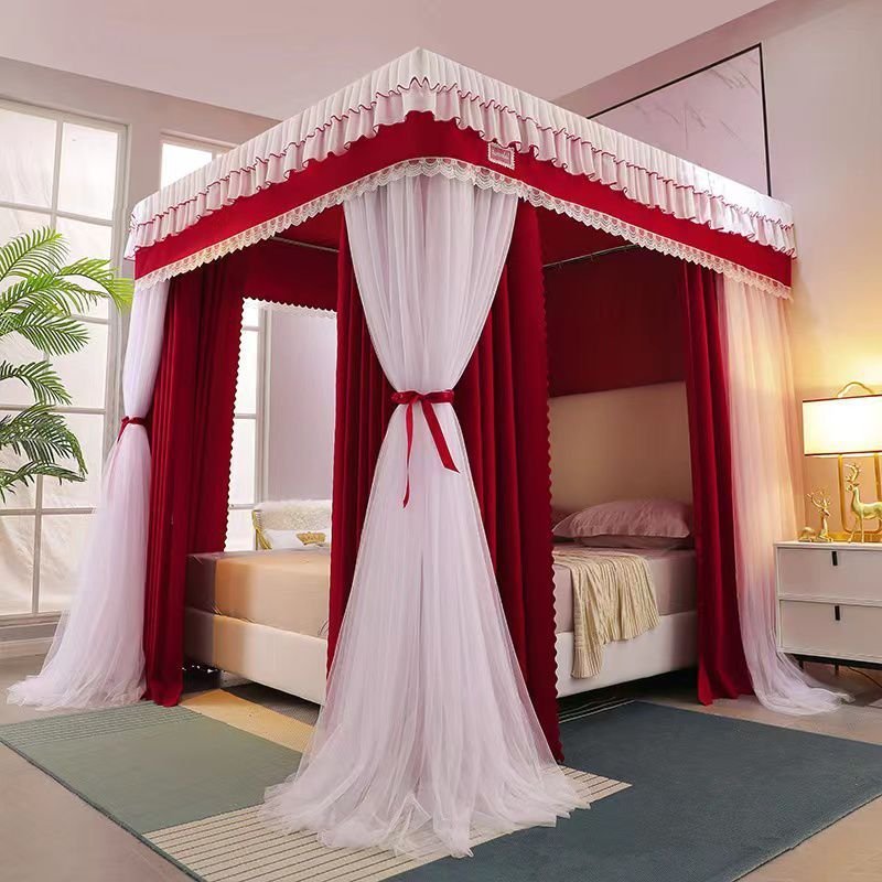 4 Stand Mosquito Net - Canopy Bed Net with Full Protection
