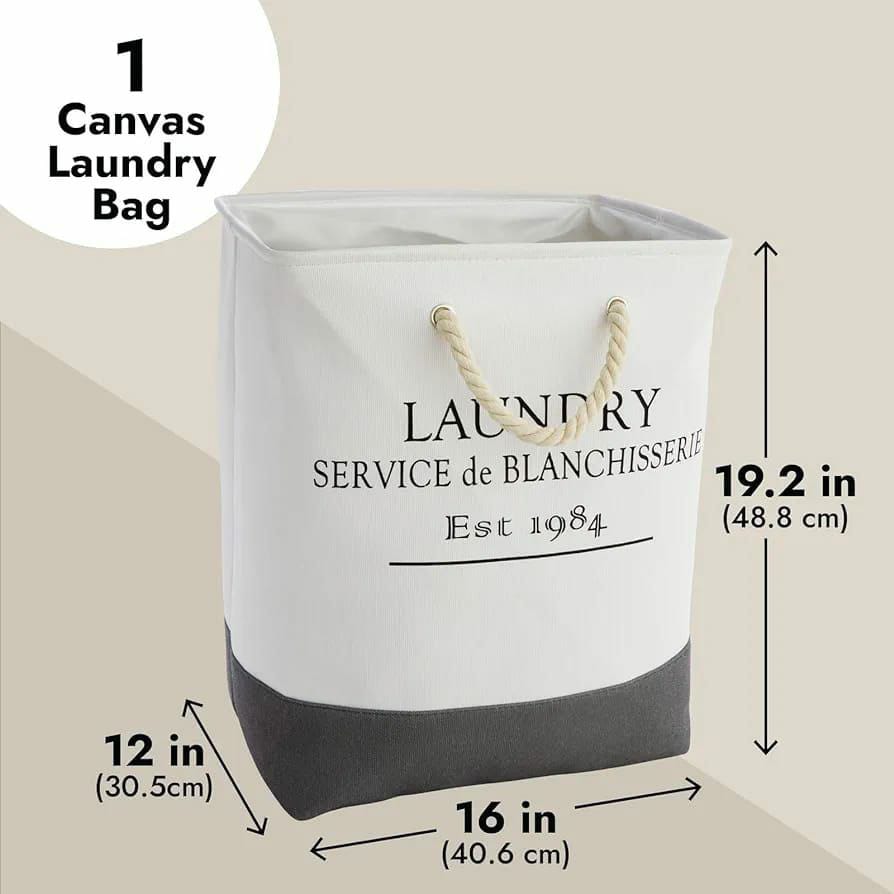 Canvas Laundry basket | - Elegant Households KE