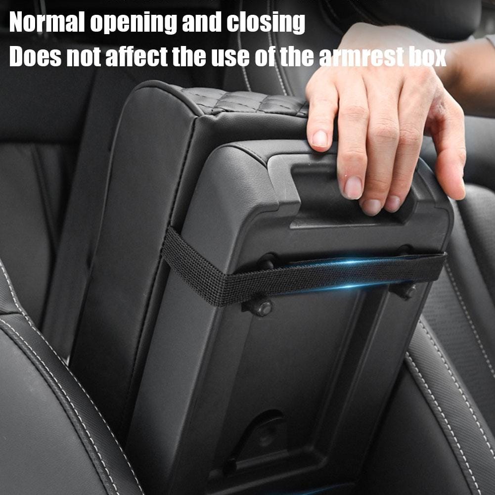 Car armrest with tissue storage | - Elegant Households KE