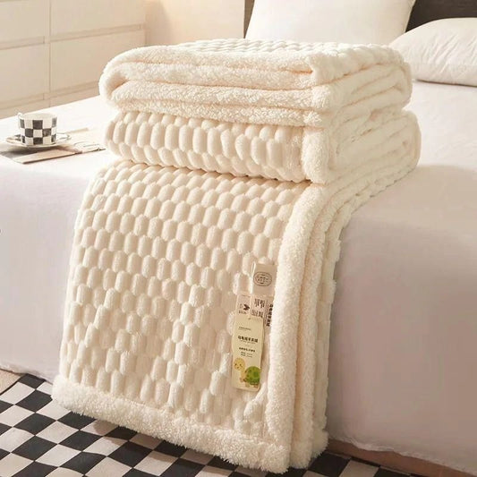 Cashmere Fleece Blanket | - Elegant Households KE