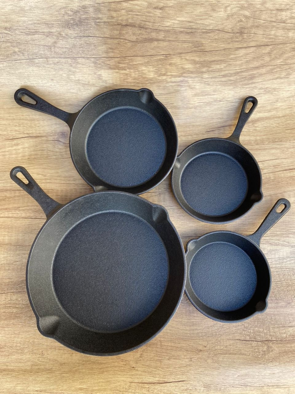 Cast Iron Frying Pan Cooking skillet Egg Steak Fry Pan | - Elegant Households KE