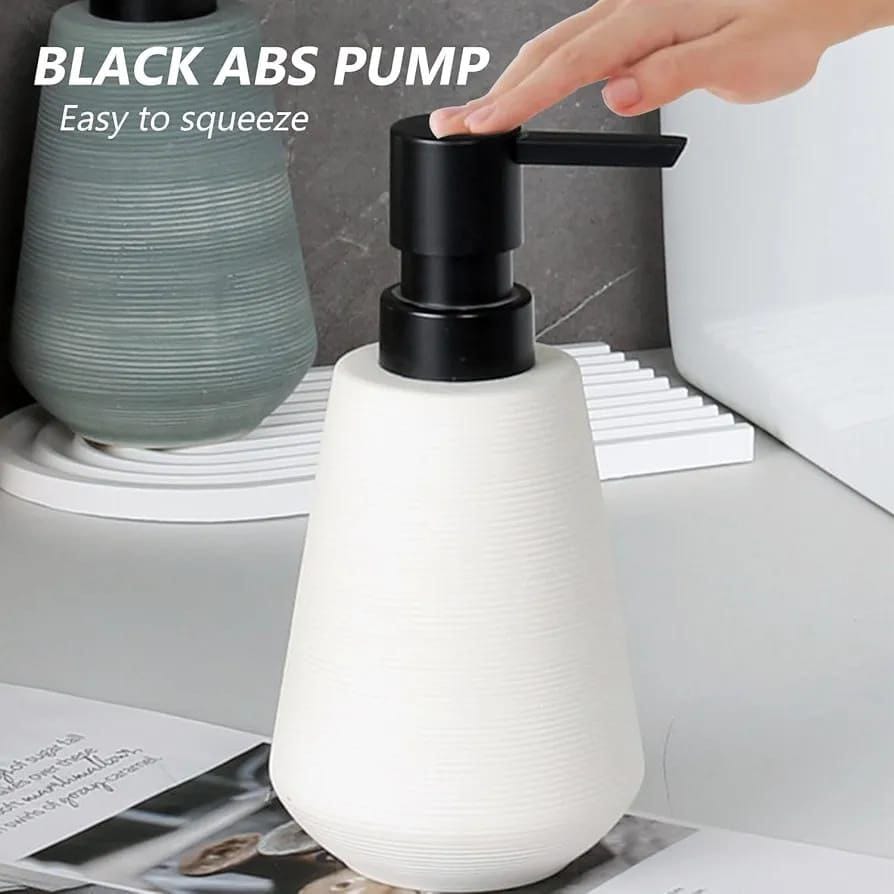 Ceramic soap dispenser | - Elegant Households KE