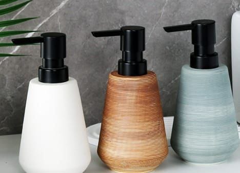 Ceramic soap dispenser | - Elegant Households KE
