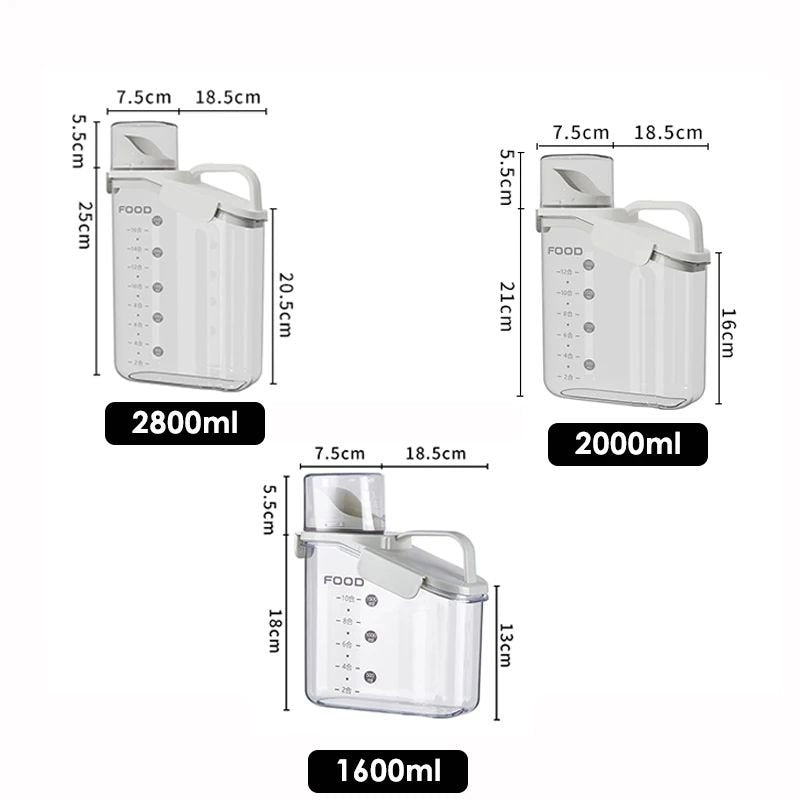 Cereal Storage Box Transparent | - Elegant Households KE
