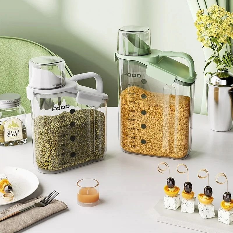 Cereal Storage Box Transparent | - Elegant Households KE