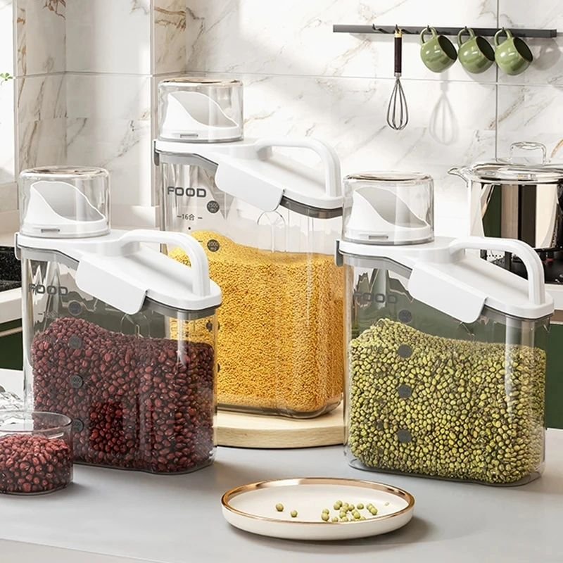 Cereal Storage Box Transparent | - Elegant Households KE