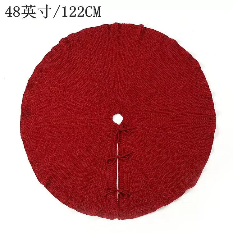 Christmas Knitted Tree Skirt | - Elegant Households KE