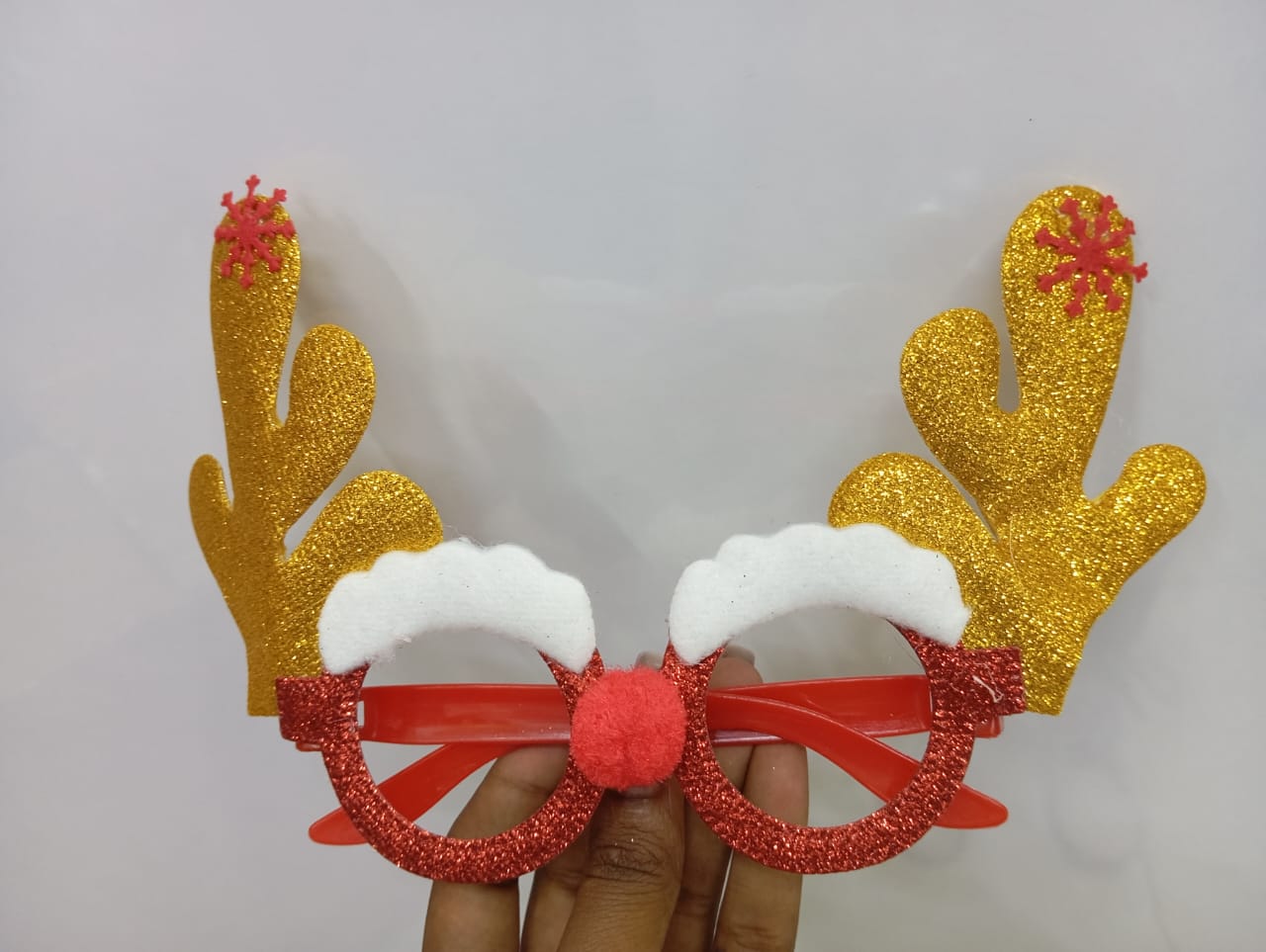 Christmas lensless glasses . | - Elegant Households KE