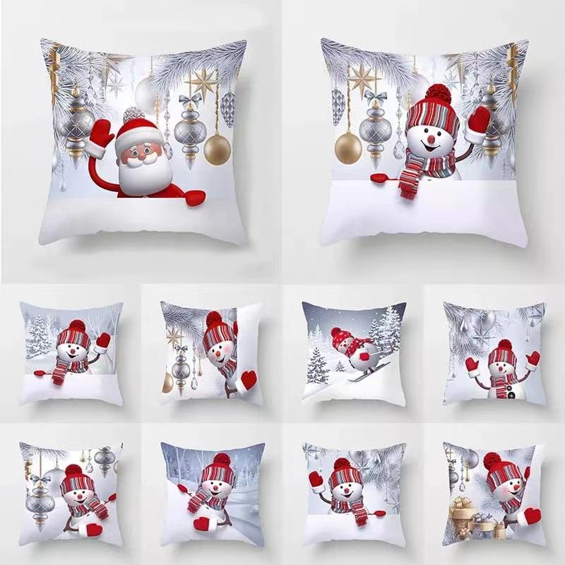Christmas snow themed pillow cases | - Elegant Households KE