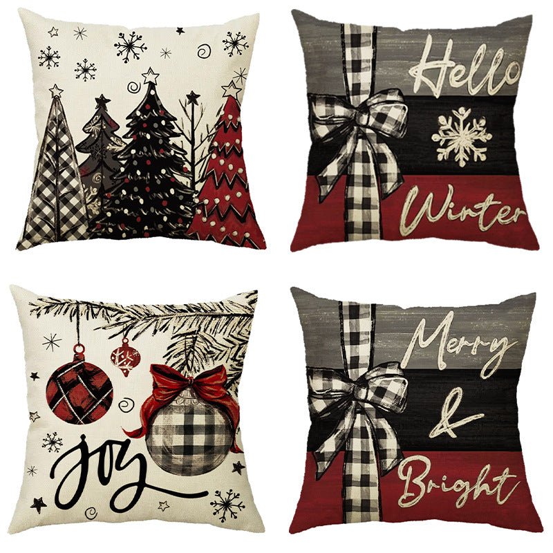 Christmas themed pillow cases | - Elegant Households KE