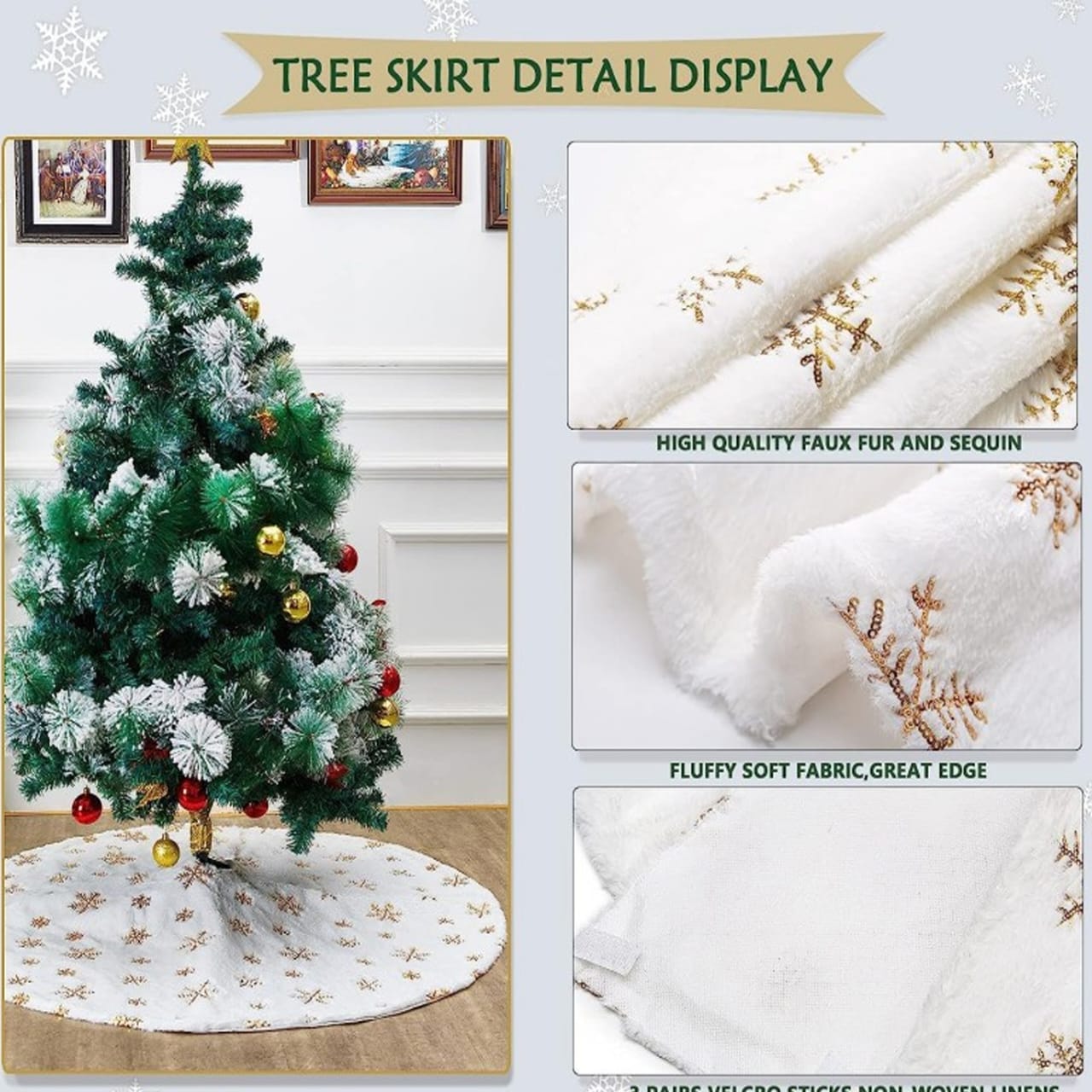 Christmas tree skirt | - Elegant Households KE