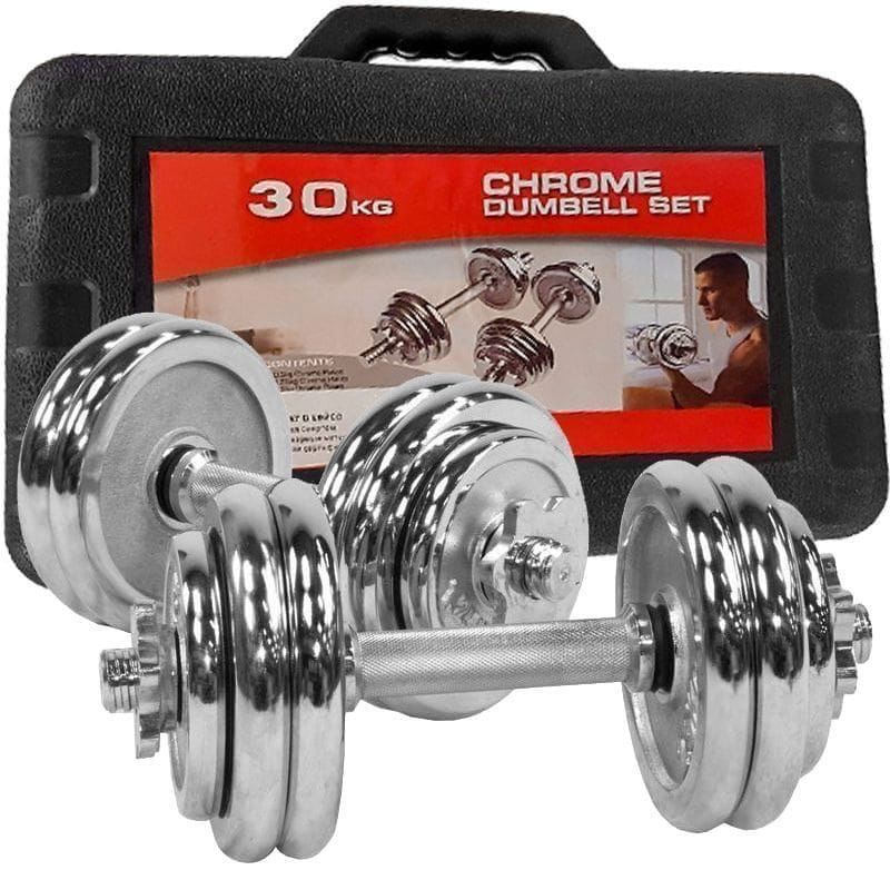 Chrome Dumbells | - Elegant Households KE