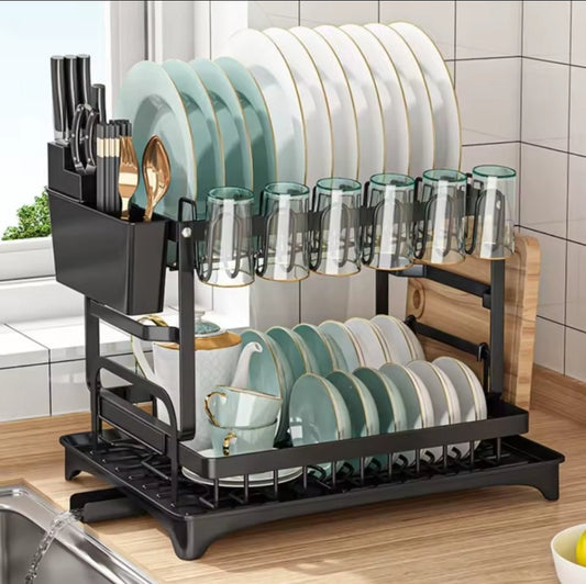 Classy High Quality 2 Tier Dish Rack | - Elegant Households KE
