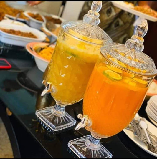 Clear Juice Decanters | - Elegant Households KE