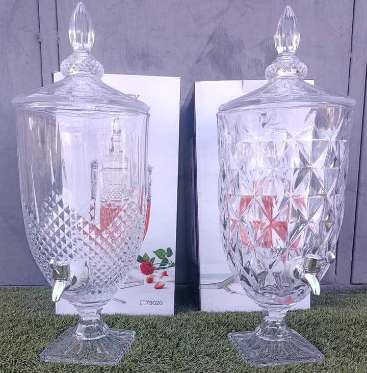 Clear Juice Decanters | - Elegant Households KE