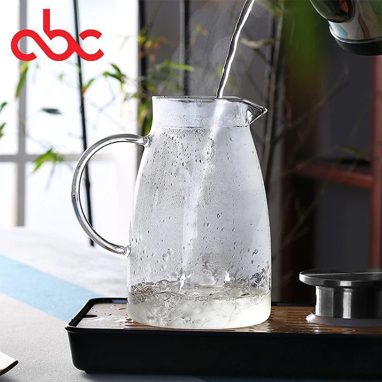 Cold/hot water, ice tea , wine ,coffee, milk, juice beverage glass pitcher  | - Elegant Households KE