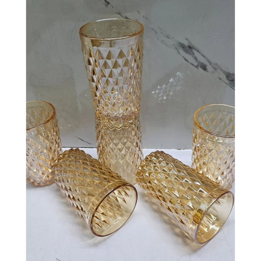 Colored Heavy Gauge Thick Glass | - Elegant Households KE