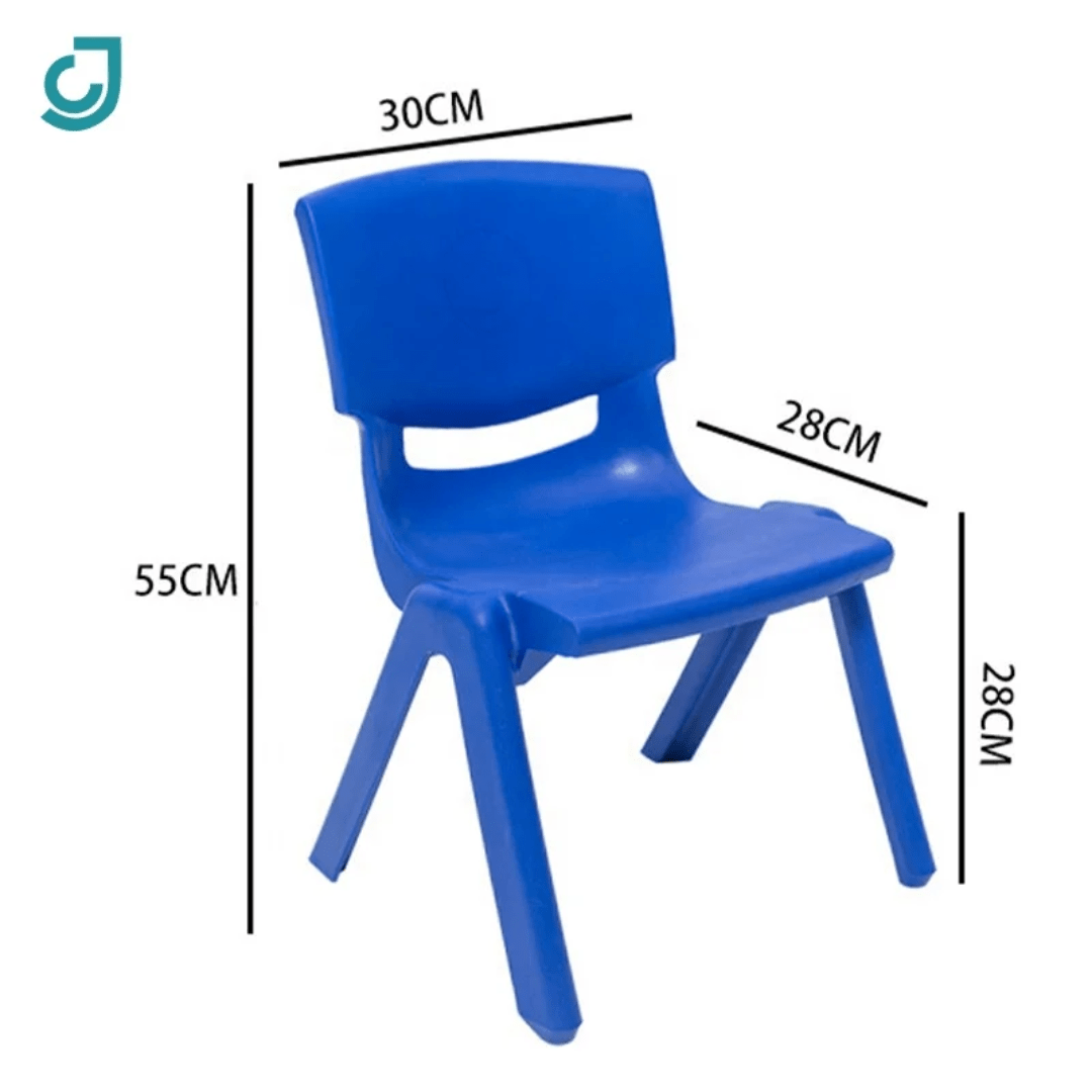 Colorful Kindergarten Plastic Chairs – Safe, Durable & Comfortable for Kids | - Elegant Households KE
