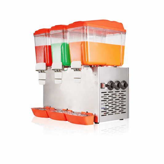 Commercial 3 Tank Juice Dispenser 48L Stainless Steel | - Elegant Households KE
