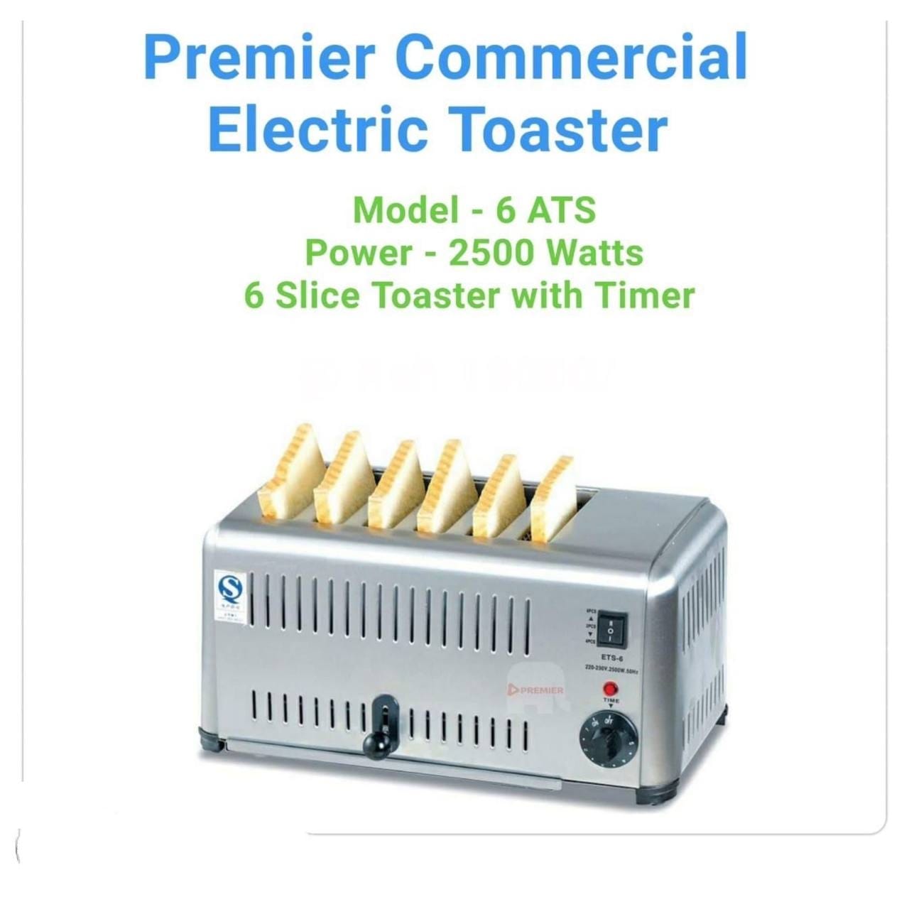 Bread Toaster Price in Kenya - Commercial 6-Slice Toaster with Timer