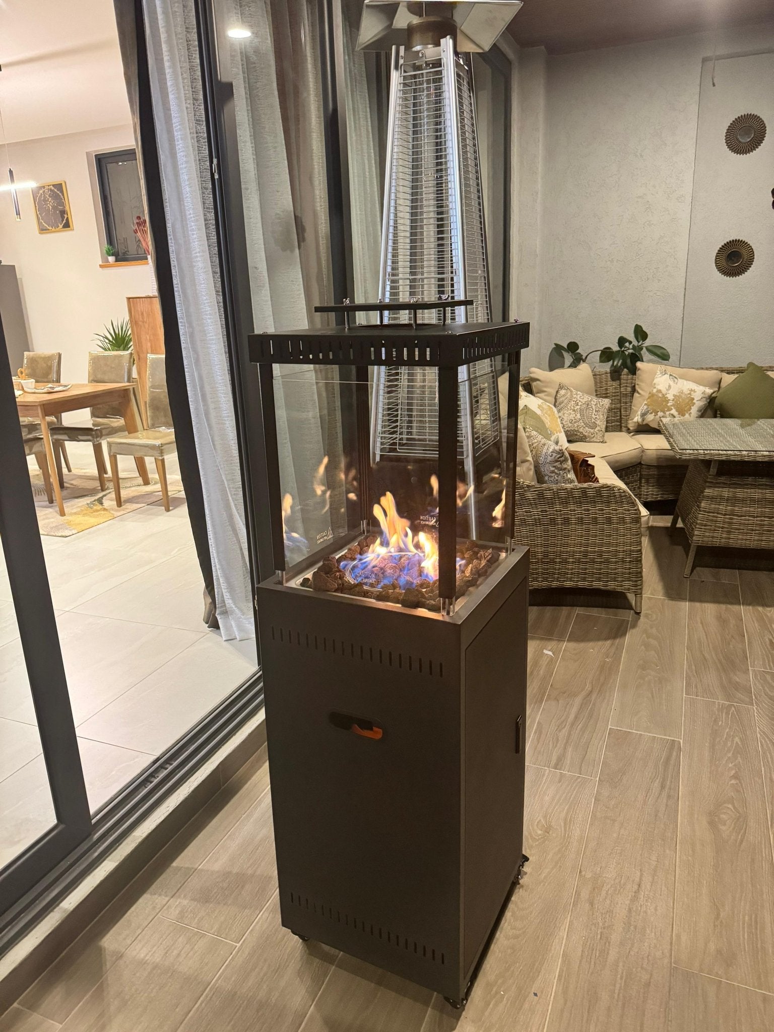 Commercial Outdoor Gas Flame Heater for Restaurants & Hotels | - Elegant Households KE