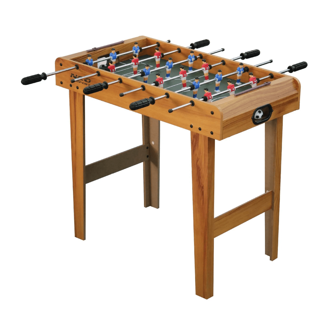 Compact Wooden Table Football Game for Kids and Family Play | - Elegant Households KE