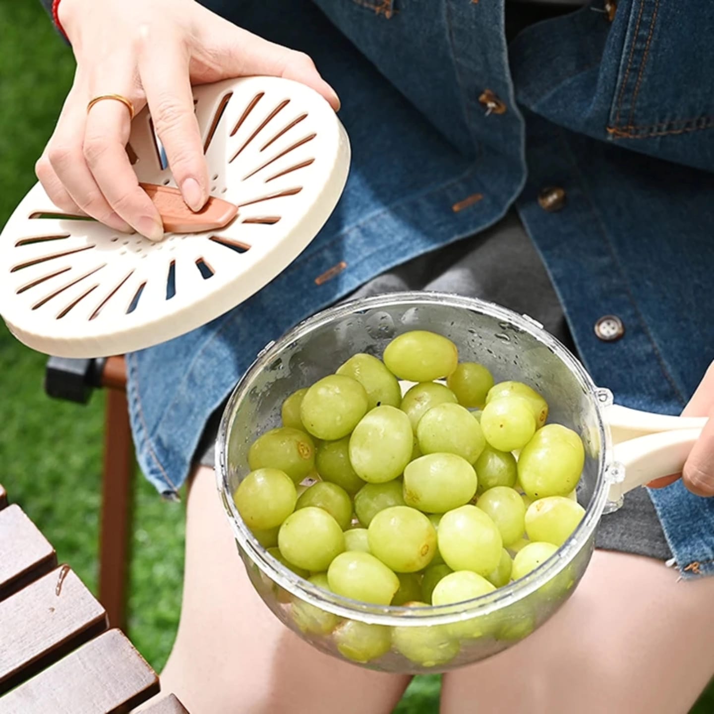 Container with Foldable handle | - Elegant Households KE