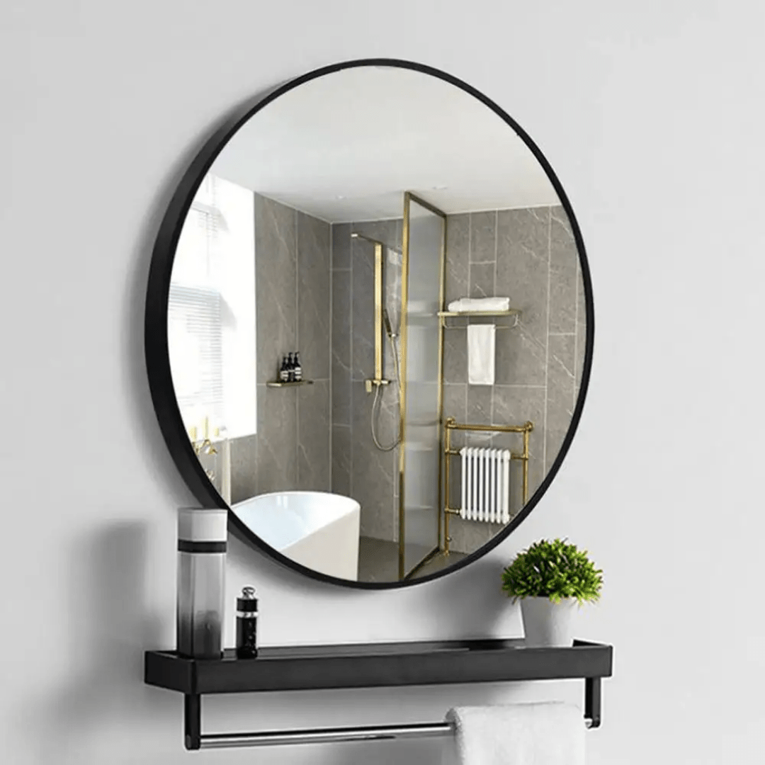 Contemporary Round Mirror | - Elegant Households KE