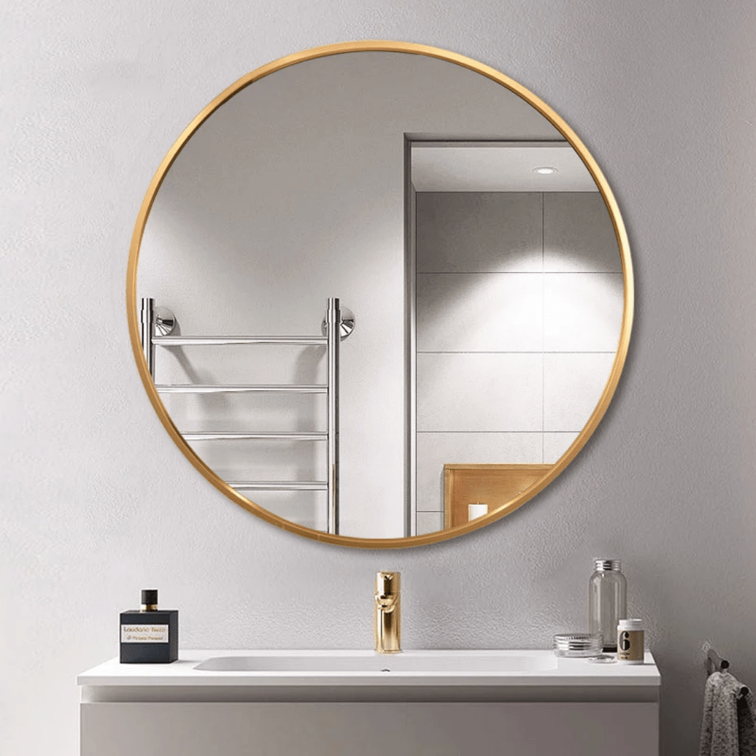 Contemporary Round Mirror | - Elegant Households KE