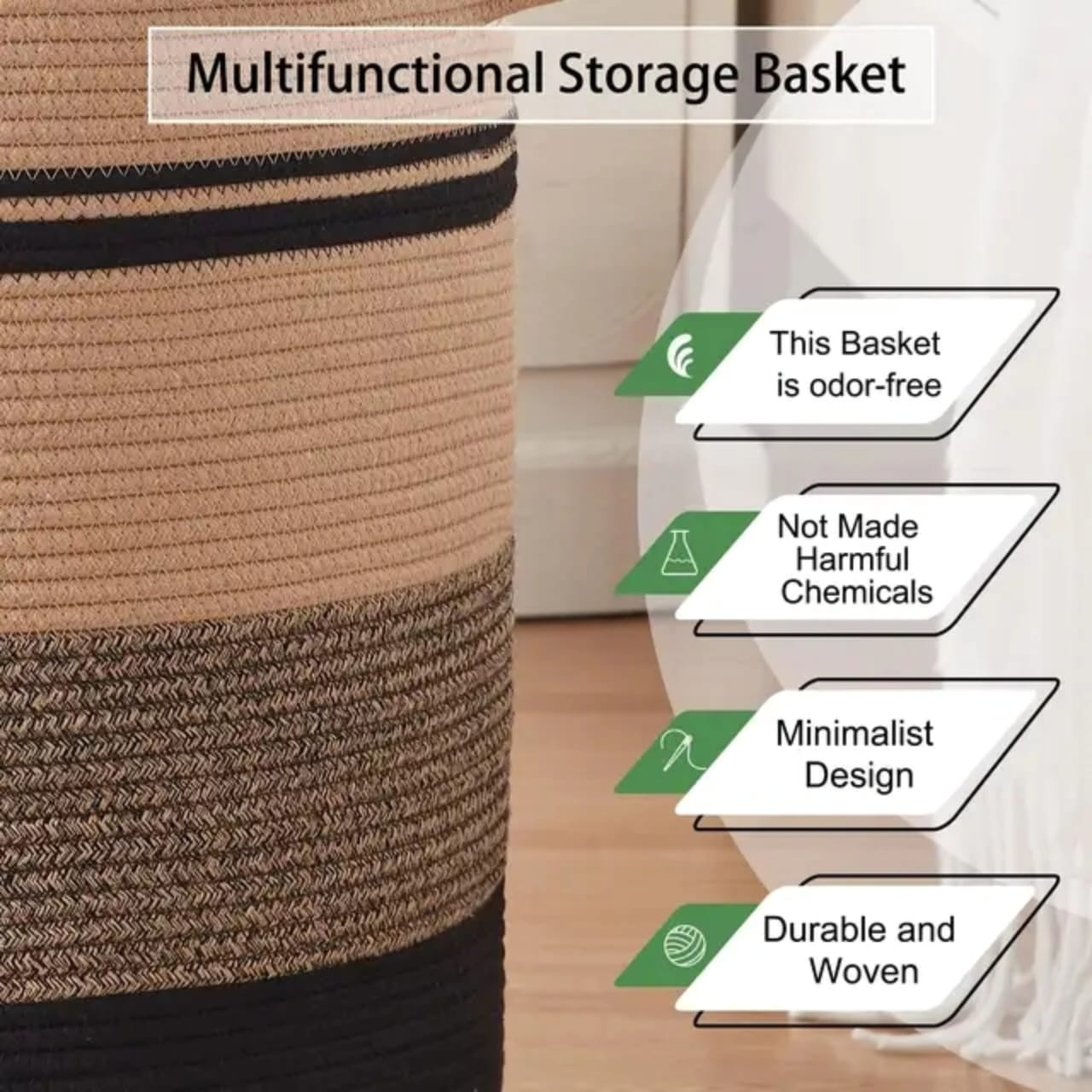 Cotton Rope Basket | - Elegant Households KE