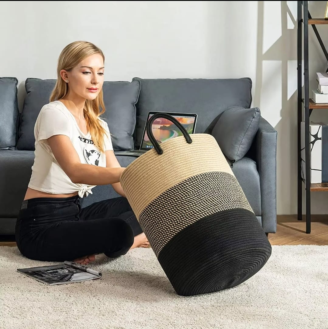 Cotton Rope Basket | - Elegant Households KE