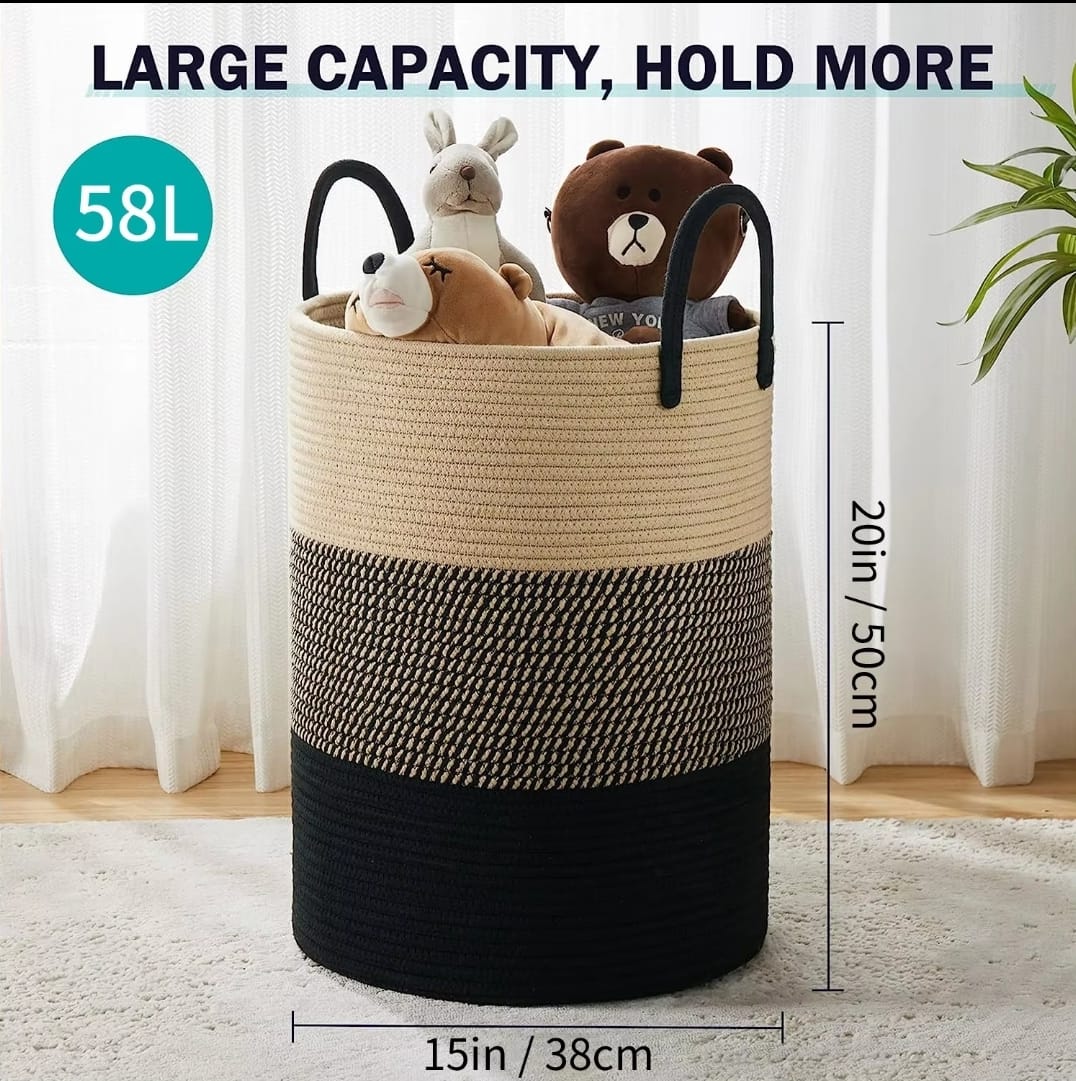 Cotton Rope Basket | - Elegant Households KE