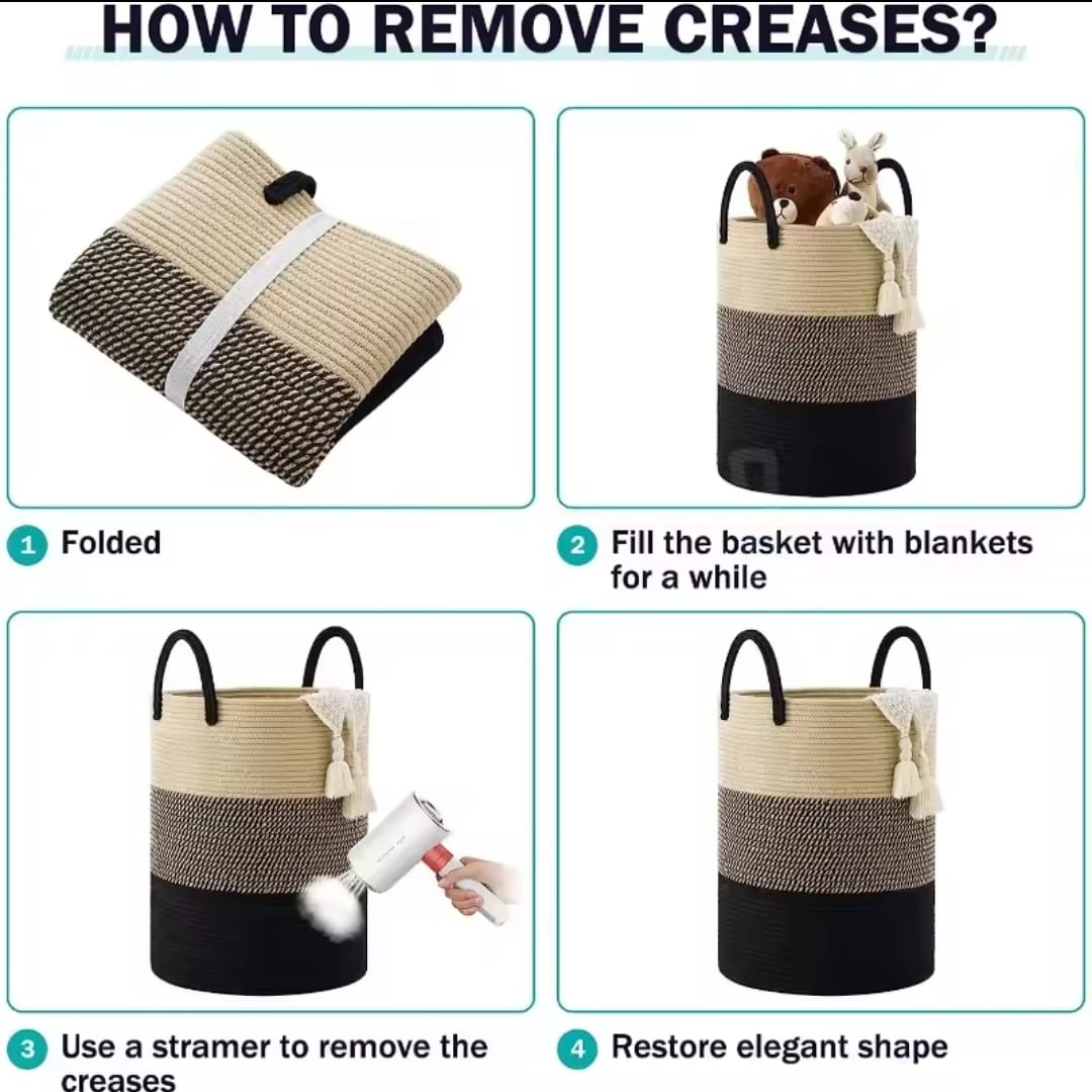 Cotton Rope Basket | - Elegant Households KE