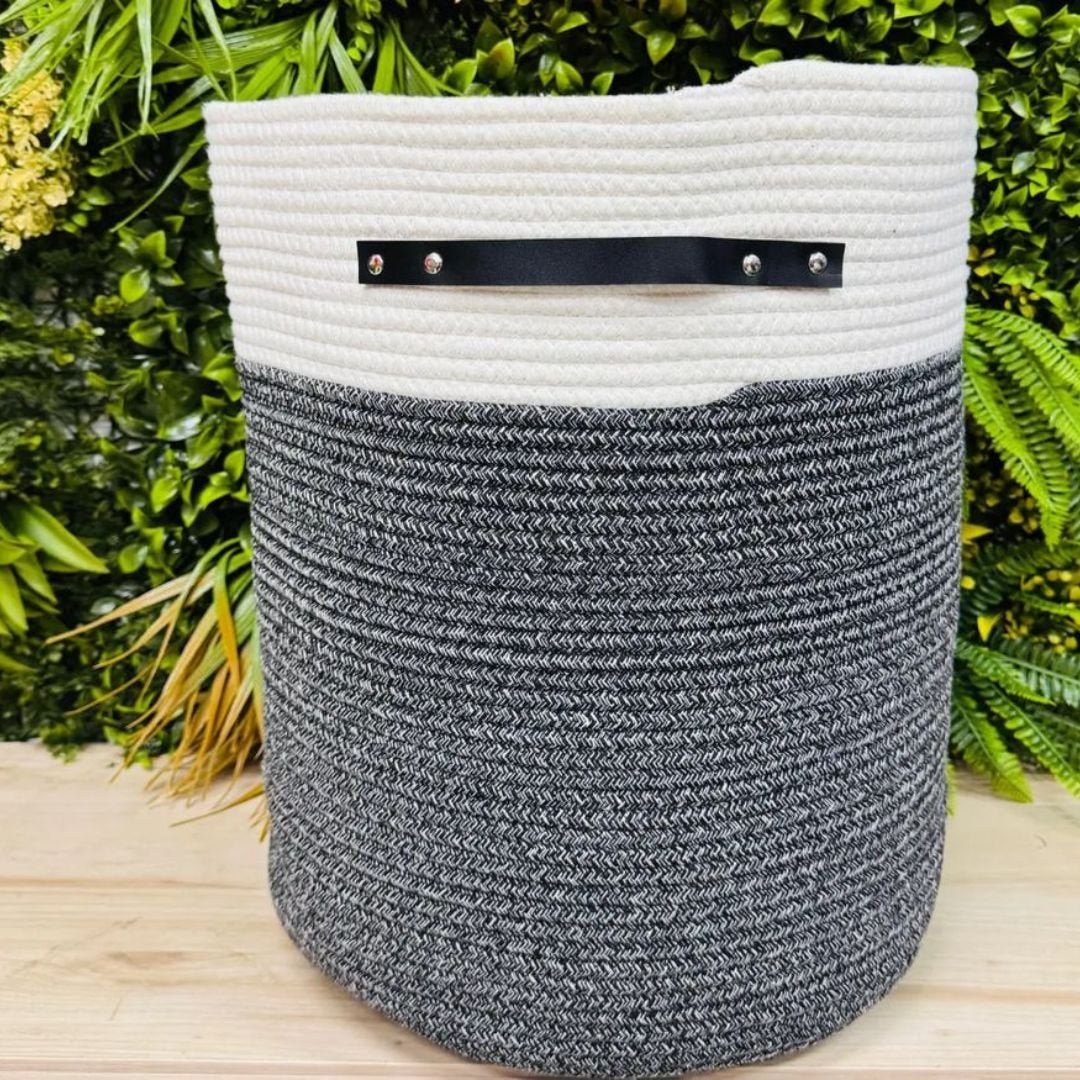 Cotton Rope Basket with Lid | - Elegant Households KE