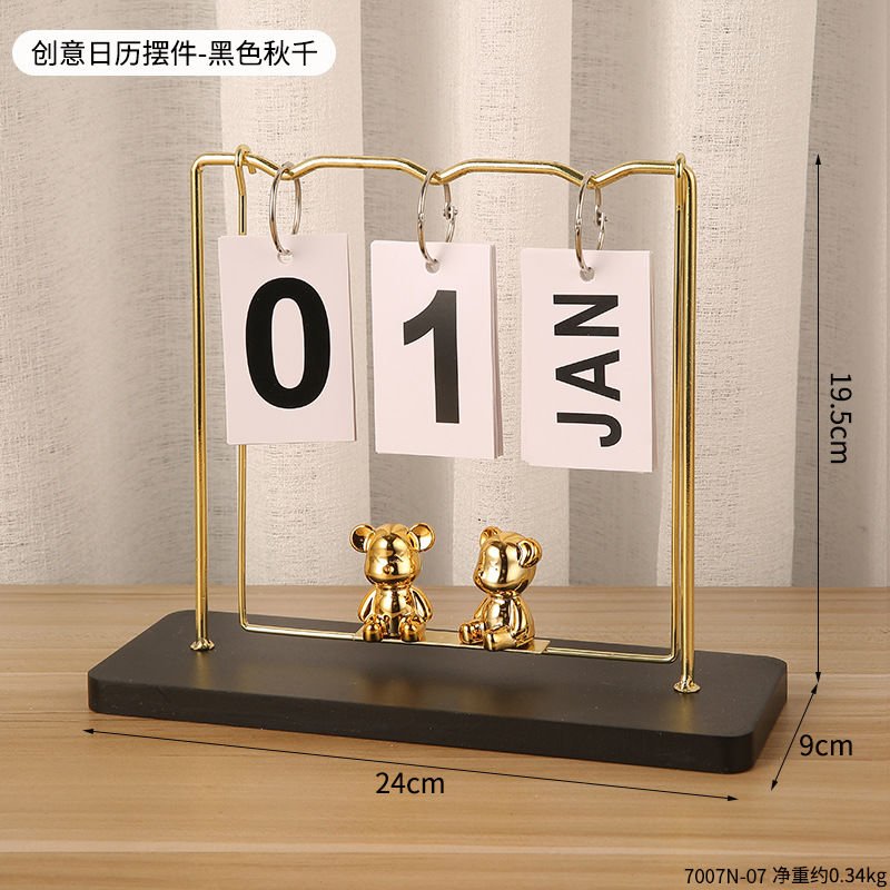 Creative Bear pendulum Swing Calendar | - Elegant Households KE