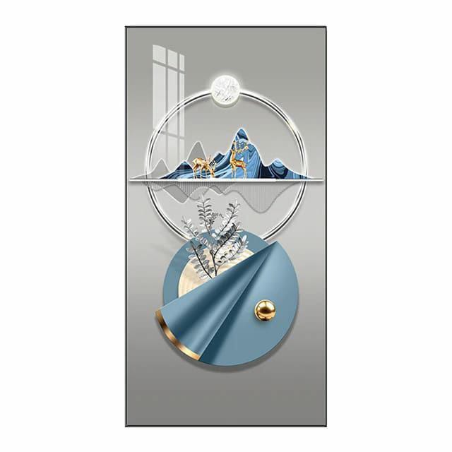 Crystal porcelain decorative painting/Wall Hanging | - Elegant Households KE