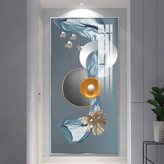 Crystal porcelain decorative painting/Wall Hanging | - Elegant Households KE