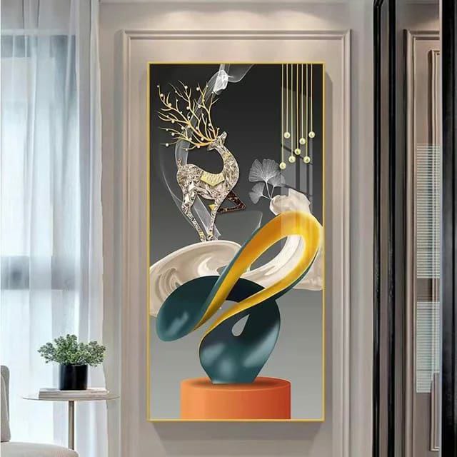 Crystal porcelain decorative painting/Wall Hanging | - Elegant Households KE