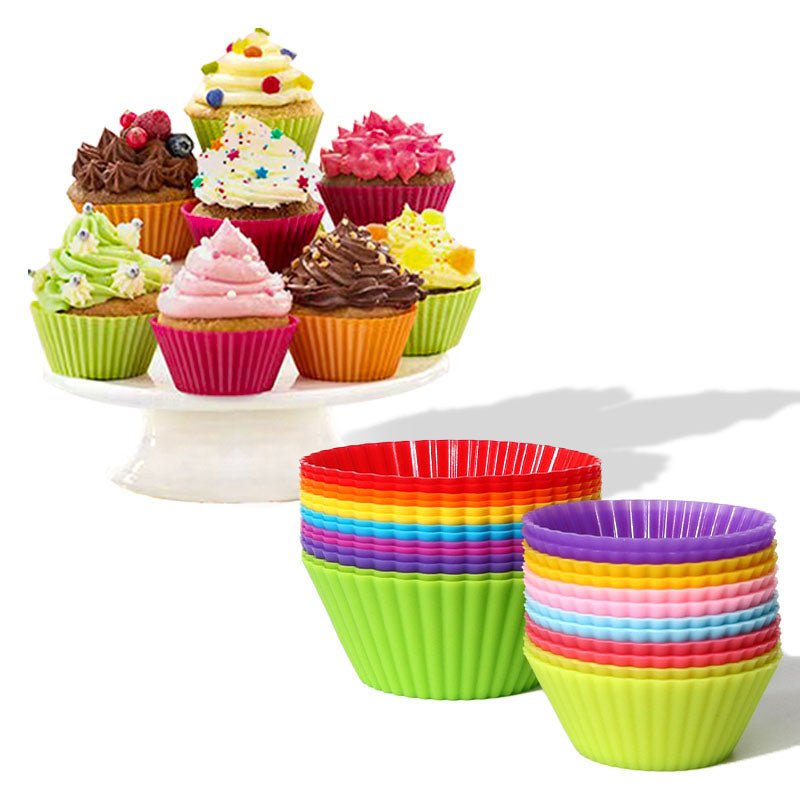 Cupcake Moulds Kenya – Silicone Baking Set (12pcs)