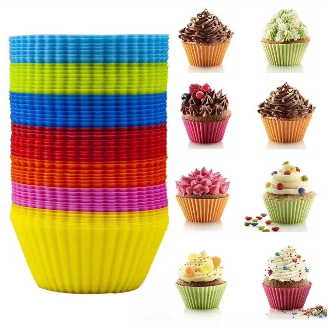 Cupcake Moulds Kenya – Silicone Baking Set (12pcs)