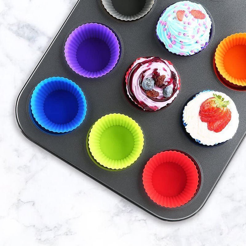 Cupcake Moulds Kenya – Silicone Baking Set (12pcs)