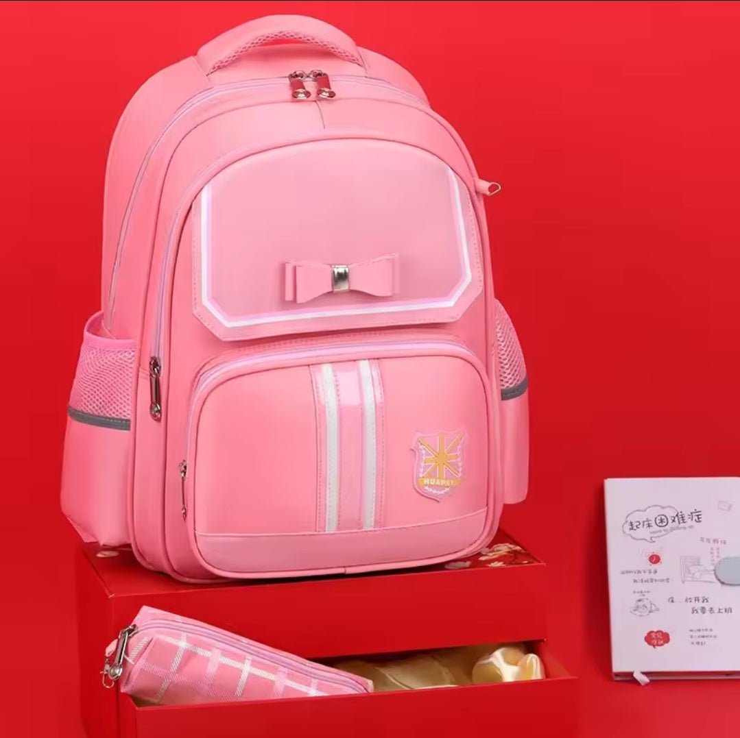 Cute 2in 1 School backpack (backpack+pencil case) | - Elegant Households KE