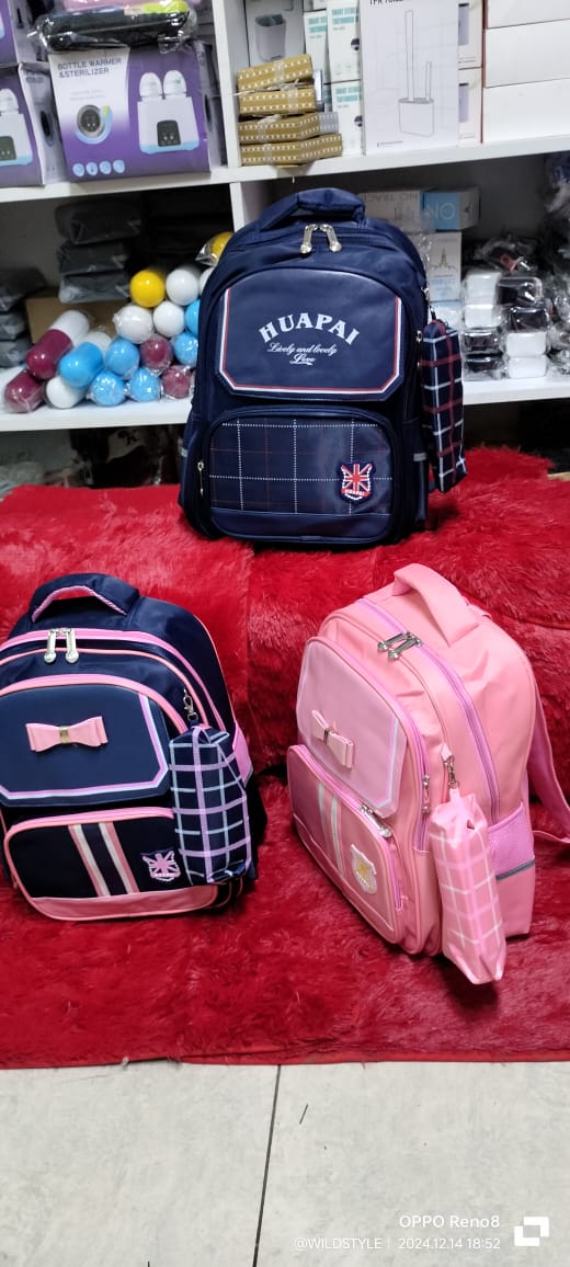Cute 2in 1 School backpack (backpack+pencil case) | - Elegant Households KE